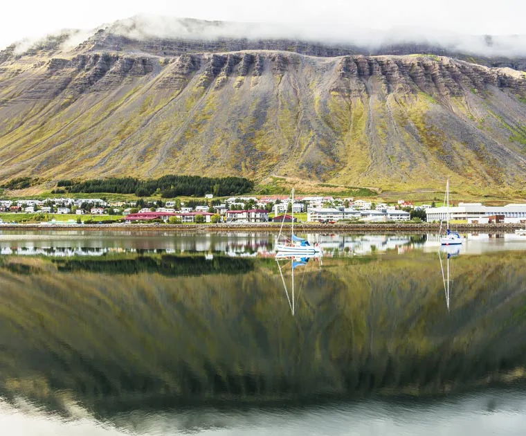 Panorama du fjord d'Isafjordur