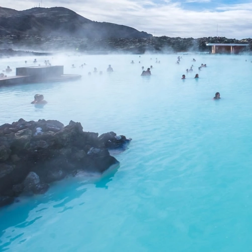 Le spa géothermique du Blue Lagoon