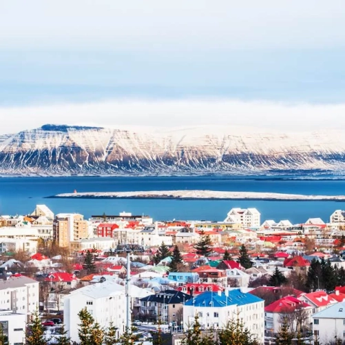 Les toits colorés de Reykjavik