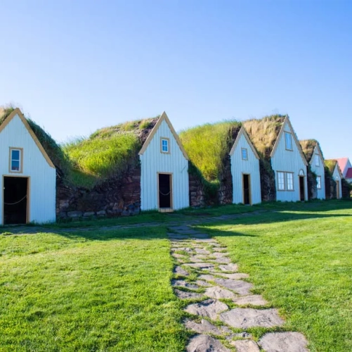 Les célèbres maisons en tourbes de Glaumbaer