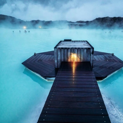 Le spa géothermique du Blue Lagoon