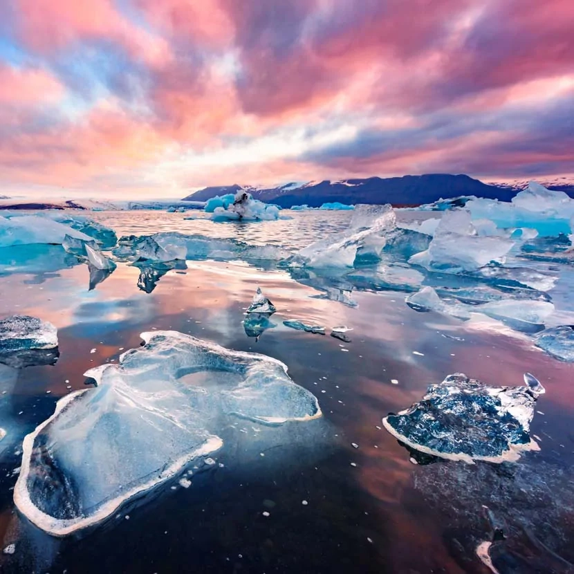 Le Jokulsarlon en Islande
