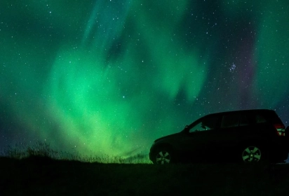 A la conquête des aurores boréales en Islande sauvage