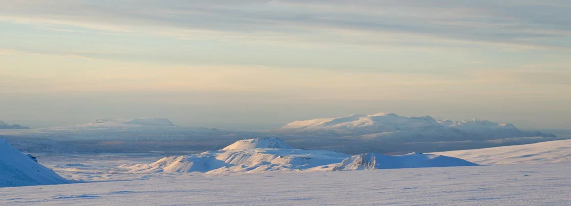 Vue panoramique du glacier Langjökull
