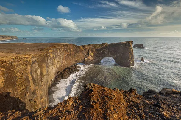 L'arche de Dyrholaey en Islande