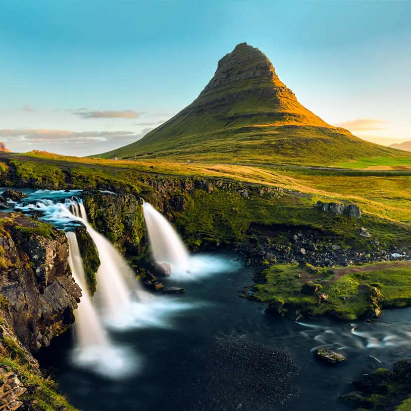 Le mont Kirkjufell en Islande