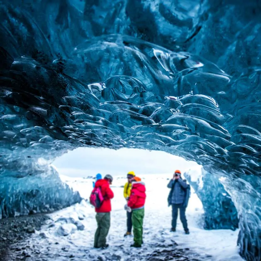 Randonnée et grotte de glace au Vatnajökull