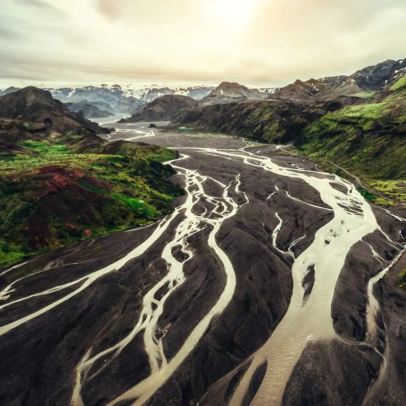 La vallée de Thorsmork en Islande 